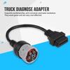 Truck Diagnose Interface Female 16 Pin   6 Pin Adapter Cable for Automotive Diagnostic Tool