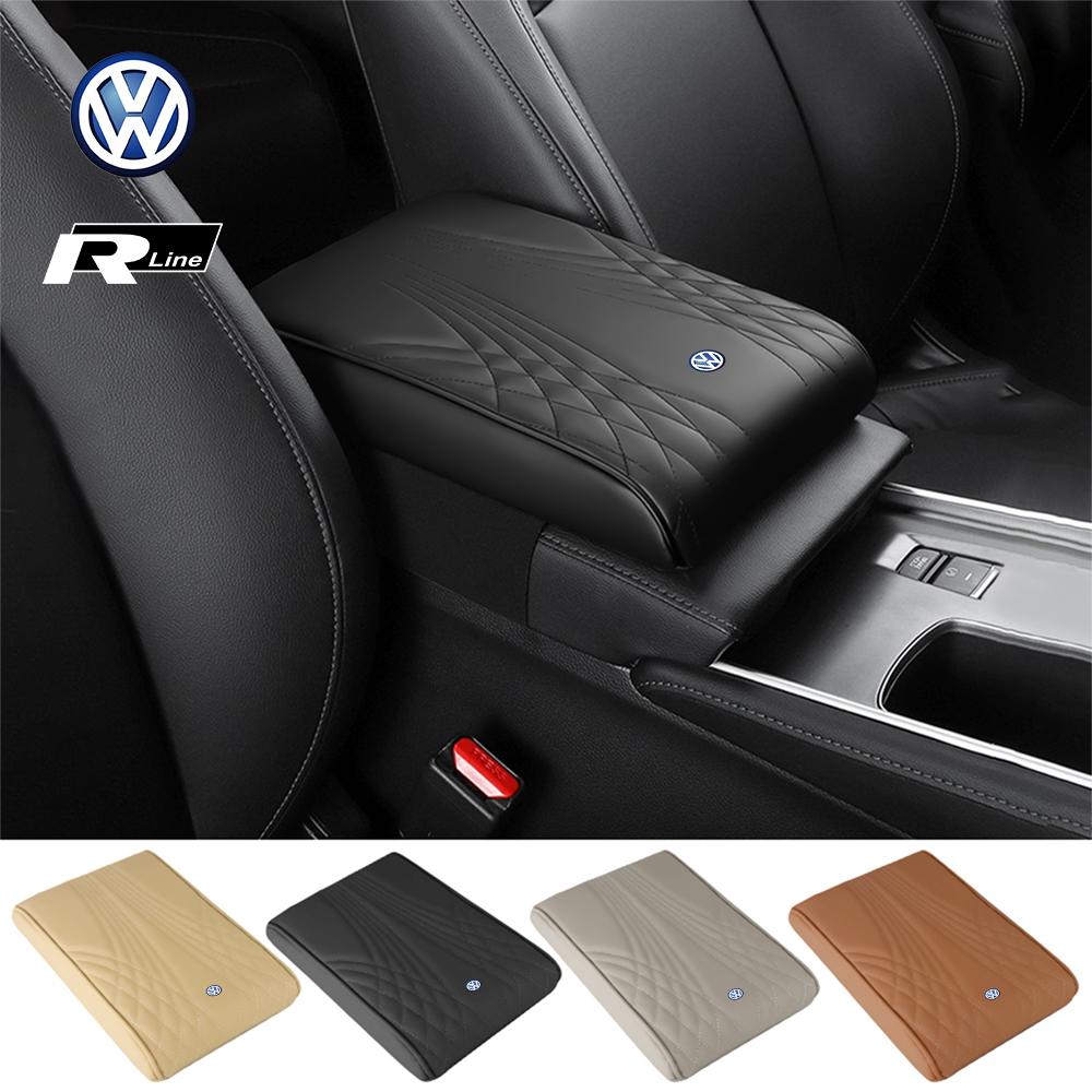 T271Pc Car Center Console Armrest Cover Leather Protection Cushion For Volkswagen GTI Golf Polo Tiguan Passat Touareg Magotan Jetta