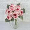 Rose Flower Bouquet For Wedding Photography Home Decor With Silk Material For Celebrations