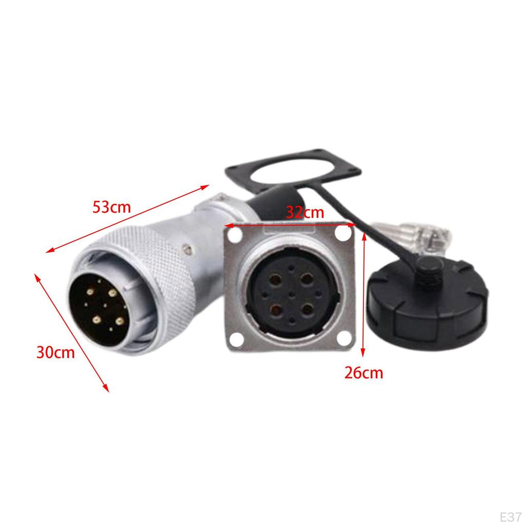 Aviation Connector Male Female Plug Waterproof Metal Electrical for