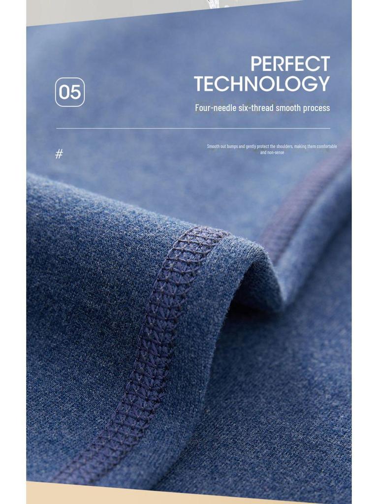 Set de lenjerie termică pentru bărbați: Costum de toamnă/iarnă, gros, fără cusături, care acumulează căldură, din catifea germană față-verso.