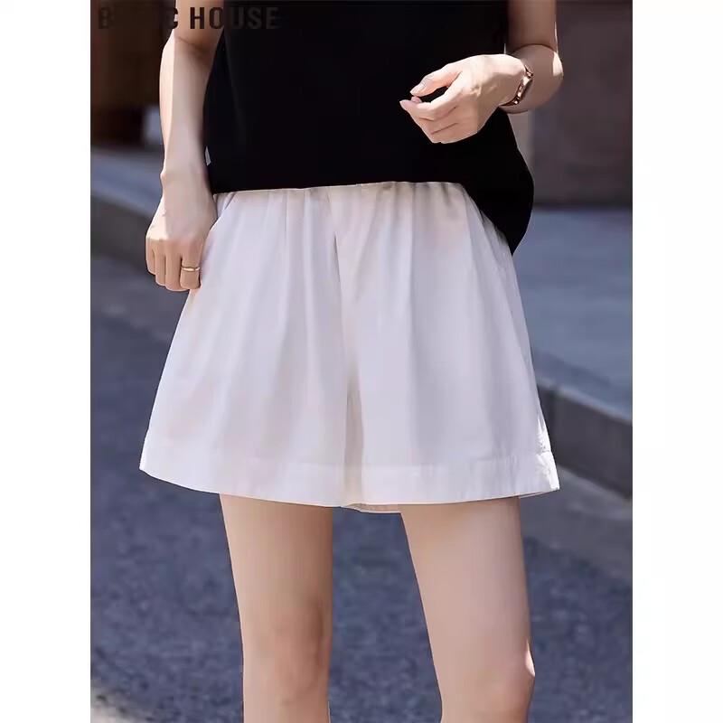 

Basic House Women s High-Waist Wide-Leg Shorts XL