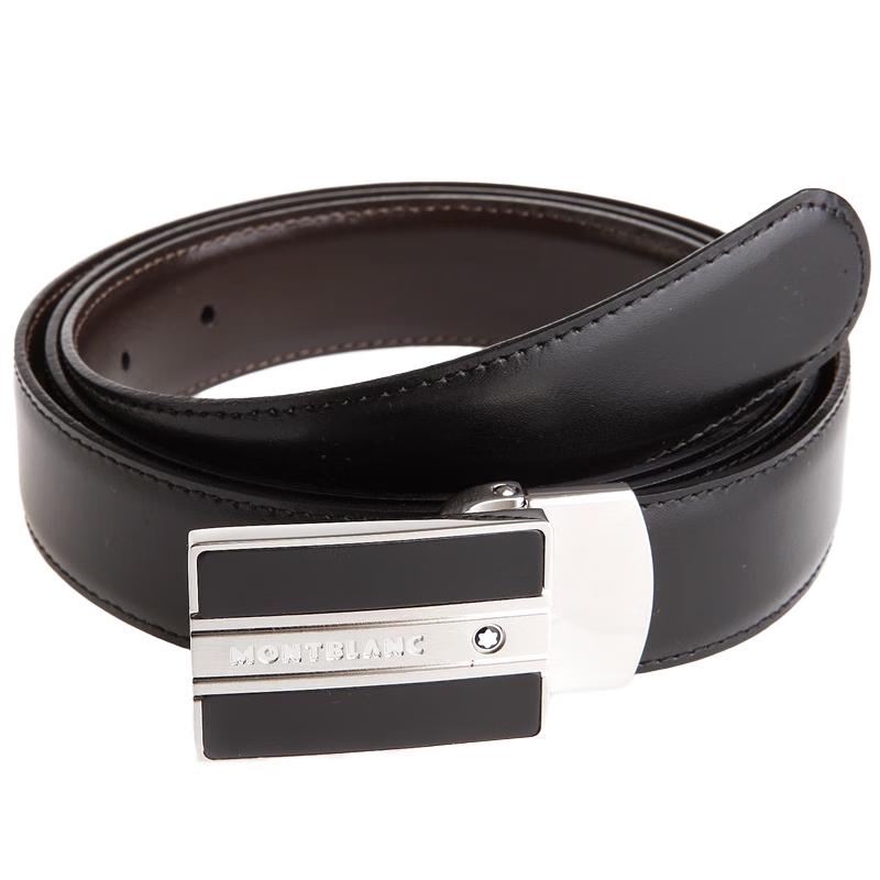 

MONTBLANC Men s Reversible Leather Pin Buckle Belt 120x3cm