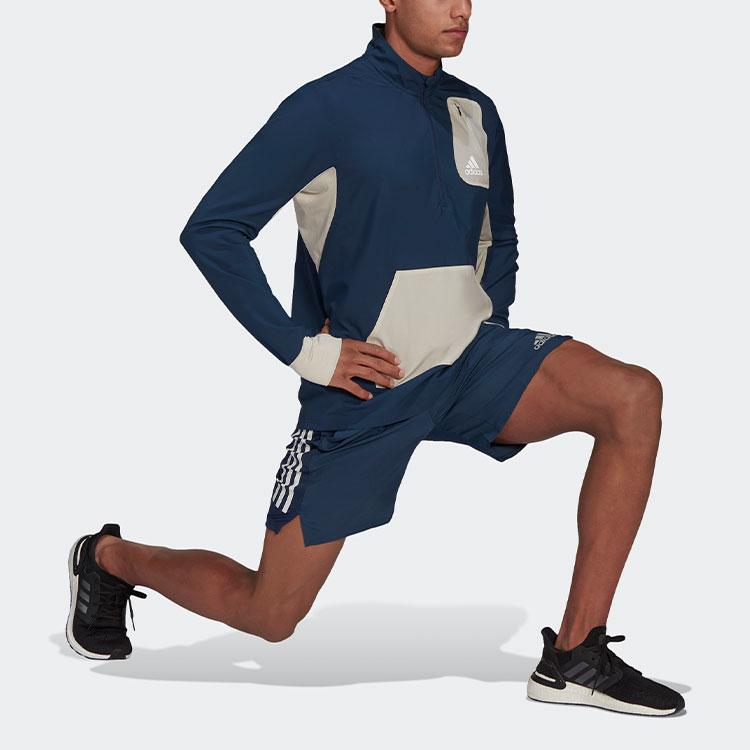 Adidas Jackets Men's Blue Stand Collar Moderate Other GP6488