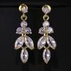 Emmaya Fasion Drop Design Cubic Zircon Stud Earring NeckalceLuxury Gift for Women Pendant Jewelry Set Party Gift