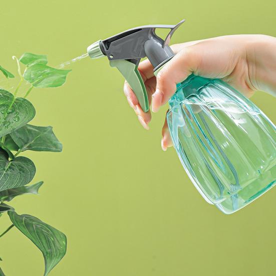 500ml Vannkanne Plantesprøyte Husholdningssprayflaske med Justerbar Dyse Håndholdt Trykksprøyte for Balkong- og Hagebruk