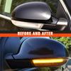 2Pcs LED Mirror Turn Signal Light Waterproof Side Mirror Indicator Lamp Exterior Mirror Turn Signal Lamp for Car Light Supplies