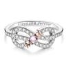 Original CopperSparkling Forever Love Mom Ring For Women Girls Jewelry Birthday Anniversary Gifts