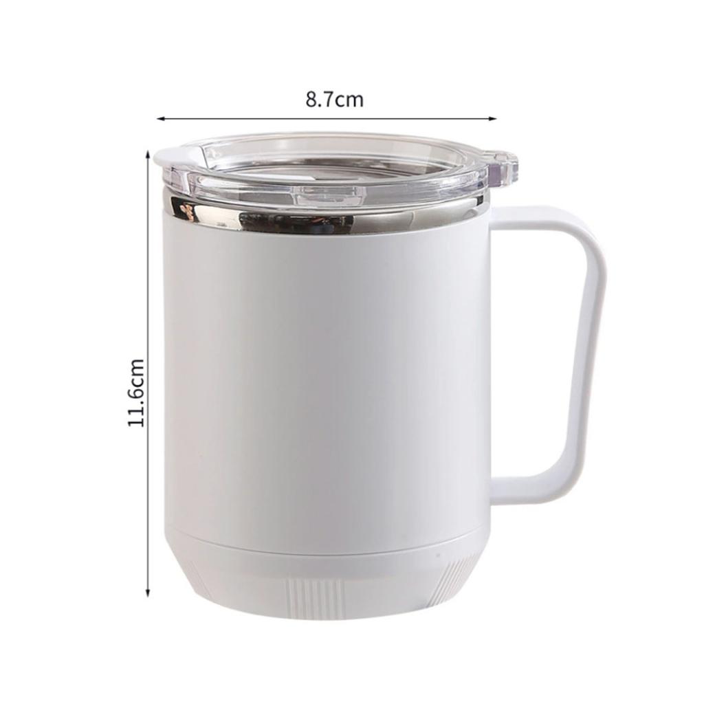 Kaffeebecher 460ml 304 Edelstahl-Innenfutter Auslaufsicher Elegant Tragbarer Becher für Outdoor-Aktivitäten