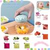 Manual Food Processor Vegetable Chopper, Mini Hand-Pull String Garlic Chopper Onion Cutter for Veggies.
