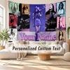 Personalisierte Wandbehang-Tapestry mit Namen, Olivia Rodrigo Dekorative Hintergrund-Tapestry für Wohnheim, Zuhause