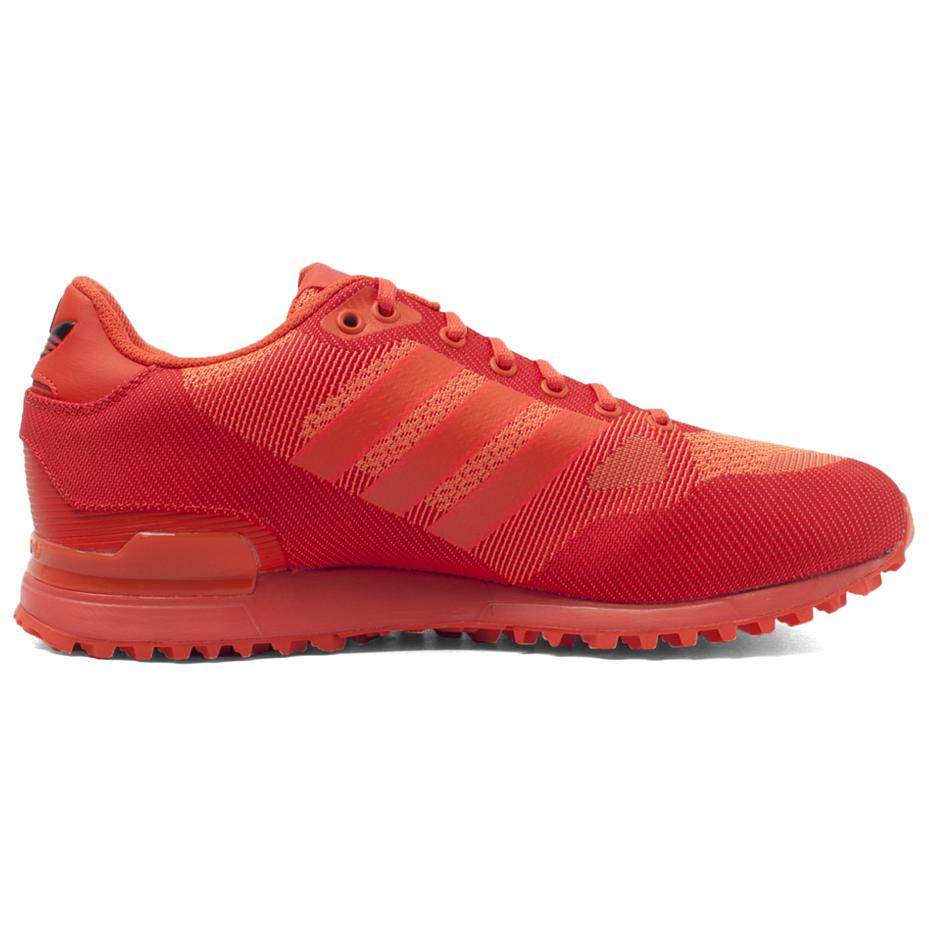 Adidas Originals ZX 750 WV Comfortable Non-Slip Wear-Resistant Low-Top Lifestyle Casual Shoes Unisex Casual Shoes Red S80126