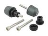 POSH FAITH Motorcycle Supplies Handlebar End Solid Bar End Kawasaki