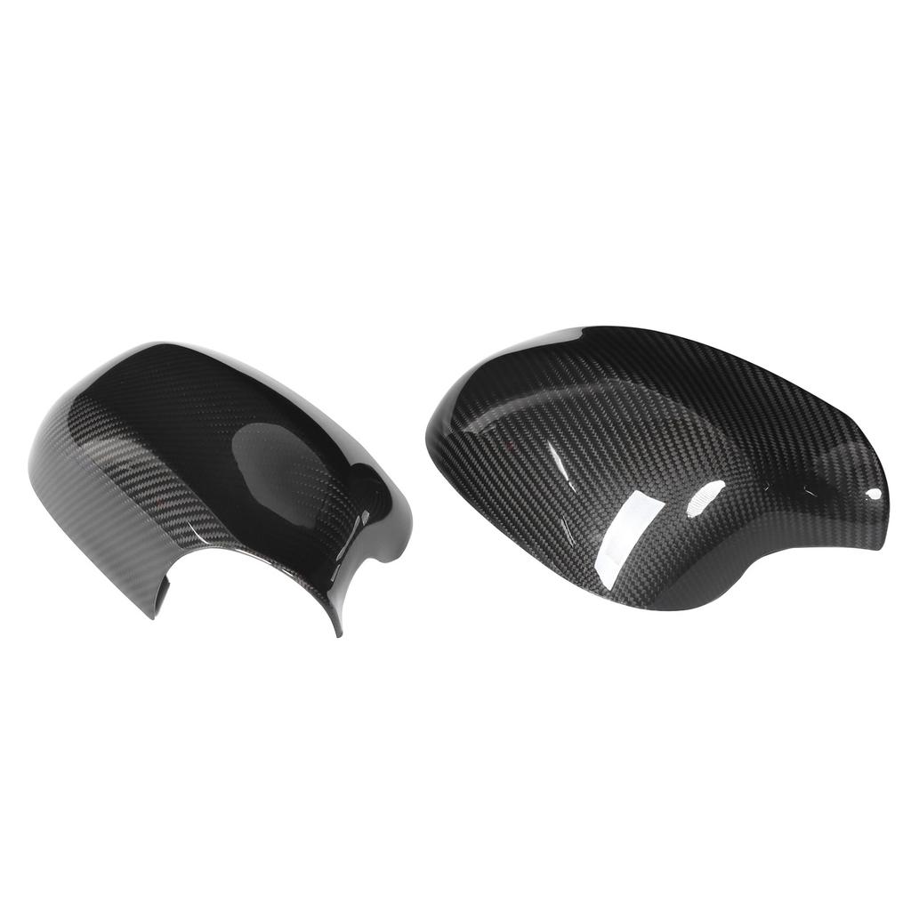 2 Stück Rückspiegelabdeckung Aufsatz Carbonfaser Kappe Ersatz für 3er E90 LCI 2009 2012