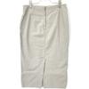 MADISON BLUE Beige SOFIE TIGHT LONG SKIRT BACK SATIN Skirt Skirt 2 khakiUsed