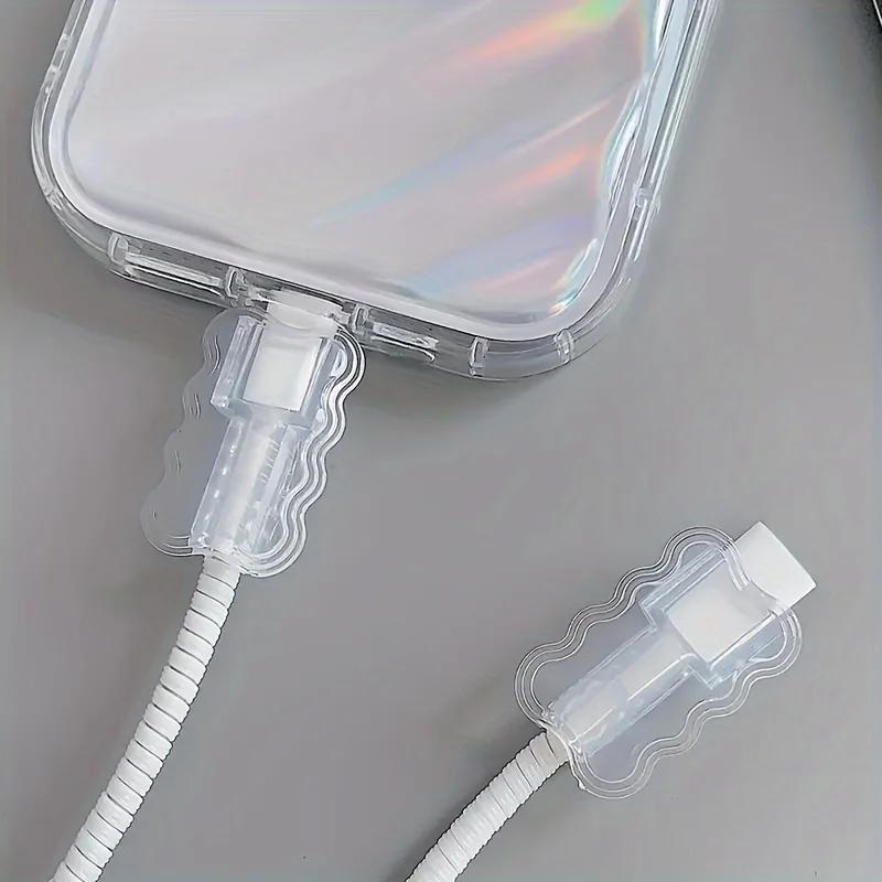 10 pieces of data cable protection sleeves, anti-breakage data cable protectors, flexible cable management, no live electricity