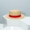Straw Hat Summer Wide Brim French Elegant Ribbon Women's Sun Hat Holiday Straw Hat Sun Hat  chapeau femme
