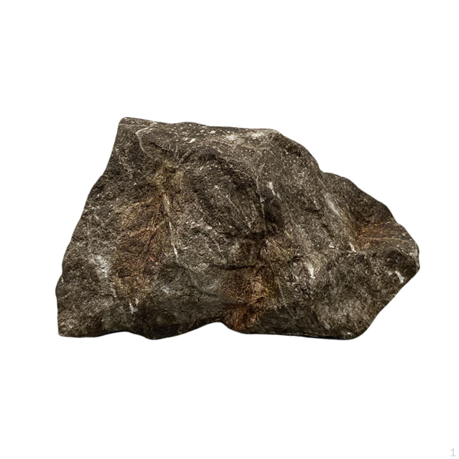 

Artificial Rock Landscape Decoration, Decorative, Weather-resistant, Realistic Natural Texture for , 32x25x17cm