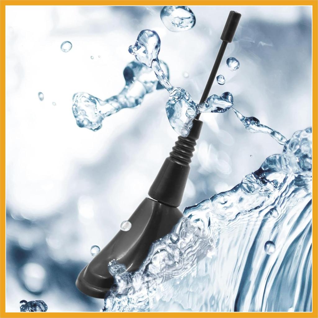 Black Universal Self Adhesive Base Decorative Antenna Dummy Aerial Waterproof Replacement for SUV Car Vehicle Replacement