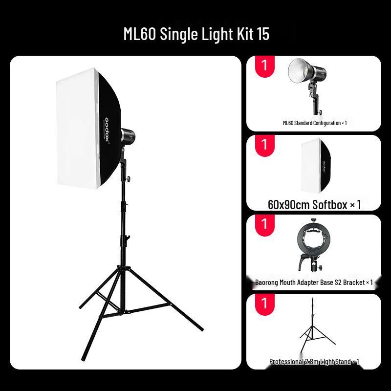 Godox ML60 Live Streaming & Studio LED Soft Light