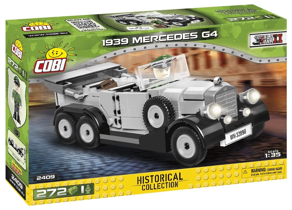 Cobi Historická kolekce 1939 Benz G4 Německý měřítkový model Kostky COBI Oficiální Japonsko #2409 M. (Armáda z 2. světové války) 1/35 [Vojenské - Distributor]