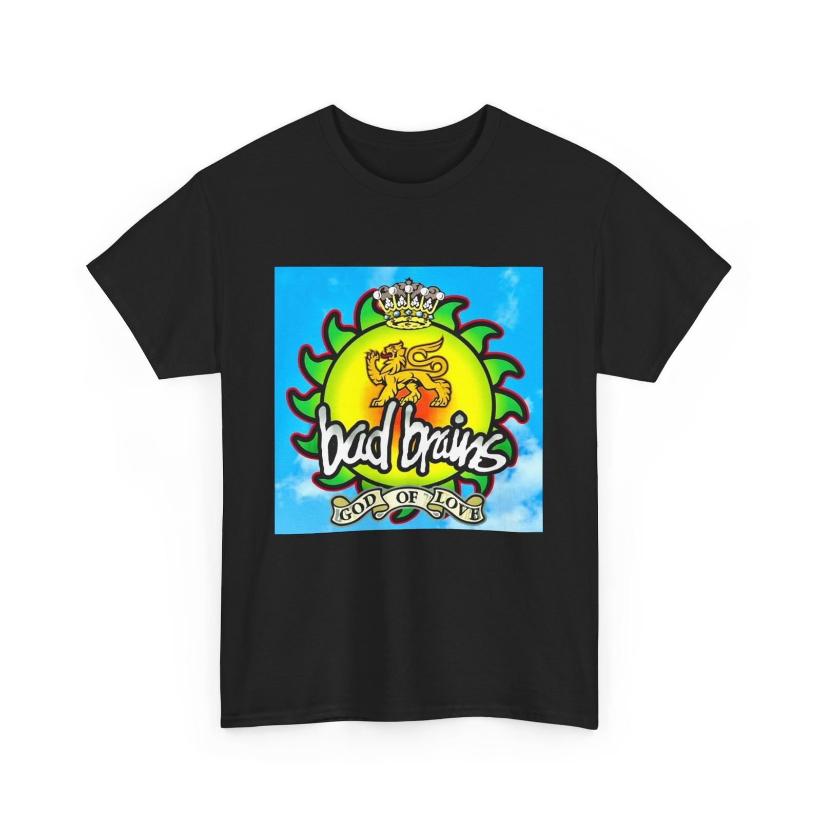 Bad Brains T-shirt Punk Rock Band God of Love Album Cover Tee Vintage Punk Shirt XXXL