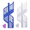 Spiral Stairs Cat Metal Cutting Dies Stencils for DIY Scrapbooking Christmas Party Card Decor Paper
