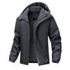Giacca Imbottita Ispessita Taglie Forti con Cappuccio Calda per Uomo Autunno e Inverno Abbigliamento Traspirante Impermeabile per Alpinismo Outdoor