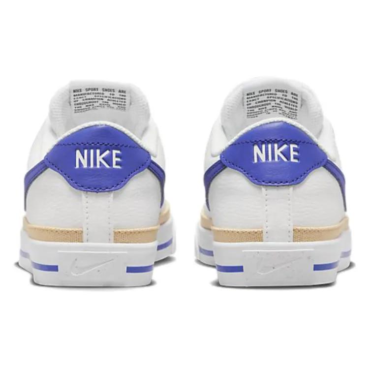Nike Womens Court Legacy Next Nature 'Summit White Lapis' (women's sizes) Summit White / Lapis / White Skate Shoes DH3161 104