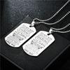 To Necklace Fashion My Son Daughter Dad Mom Dog Tag Birthday Gift Kids For