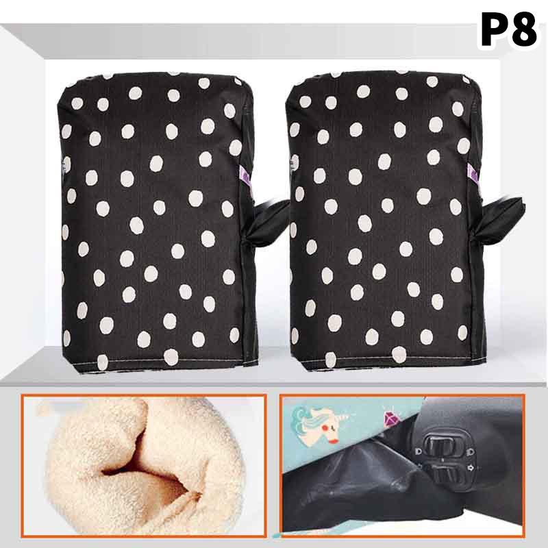 Autumn Winter Cartoon Electric Bike Warm Gloves Warm Mittens Scooters Motorcycle Electric Bike Handlebar Gloves Hand Guards