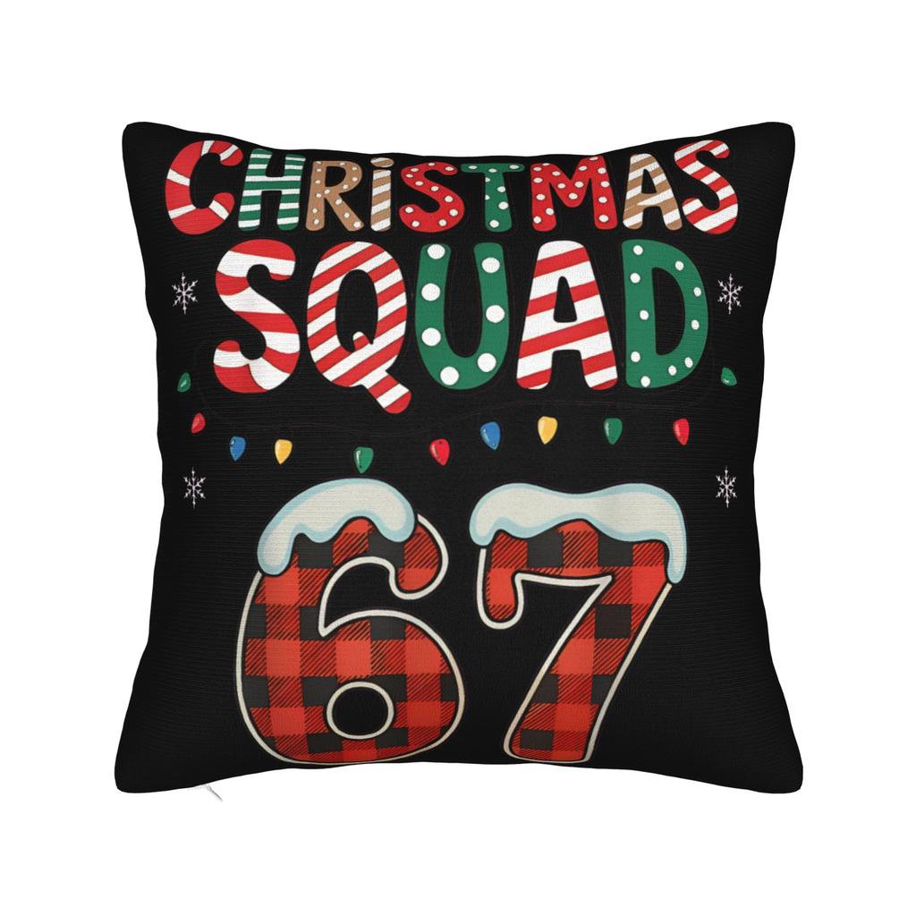 Dormitorio Suave y Dulce 67 Seis Siete 6-7 Divertido Cerebro Podrido Italiano Decoraciones Infantiles Funda de Almohada Fundas de Almohada con Cremallera Múltiples Tamaños