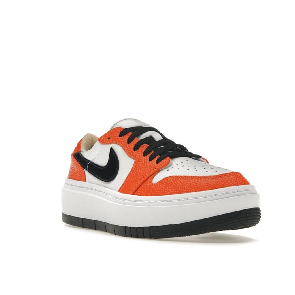 Air Jordan 1 Elevate Low WNBA Women Sneakers Orange Brilliant-Orange Black FD9100-801