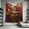 Malenia Blade Wall Hanging Printed Fabric Blanket Decorative Tapestries for Bedroom Living Room Home Decor