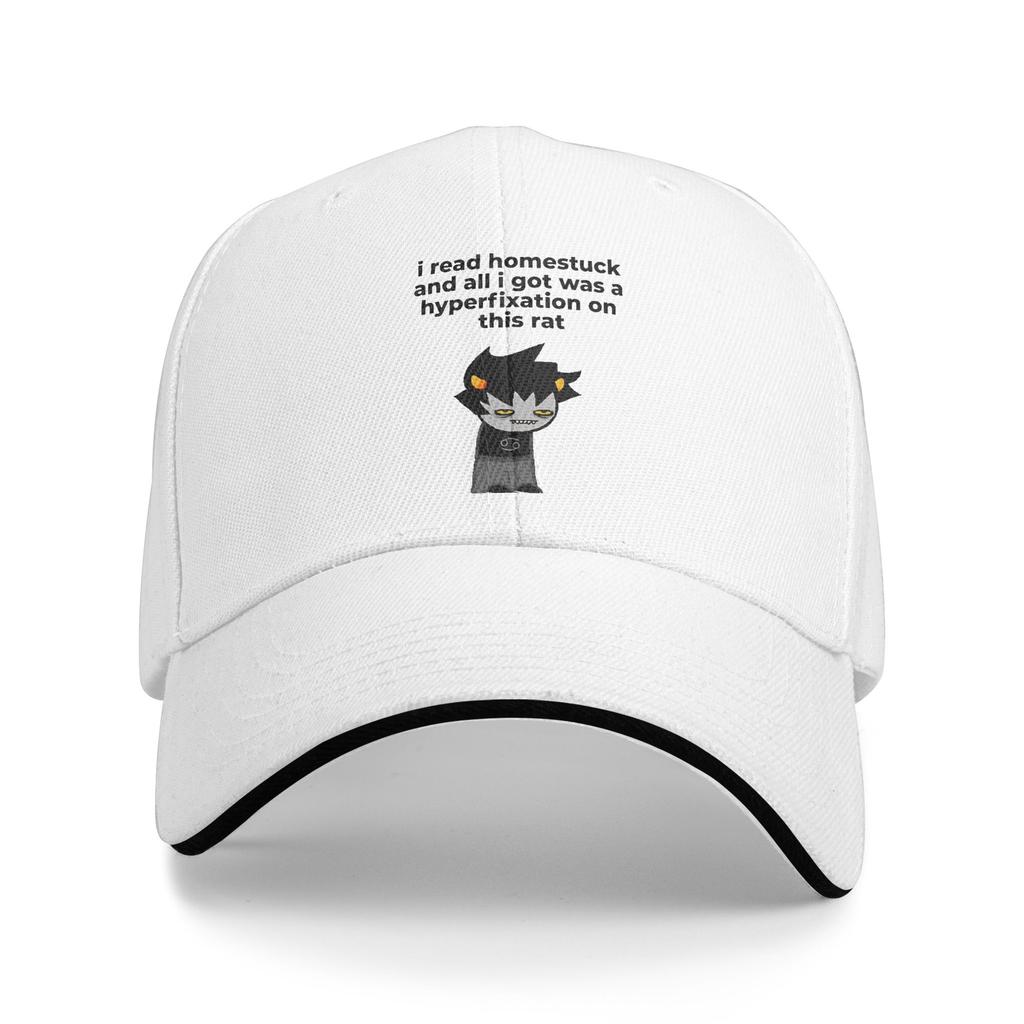 Homestucks Unisexga Baseball Caps Fashion Sandwich Cap Unisex Women Polyester Headwear Fishing