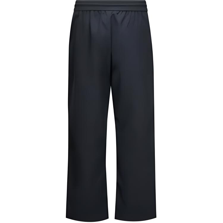 Reebok Logo Outdoor Elastic Straight Leg Lightweight Casual Pants Unisex pants Black 24FRM615UGH0