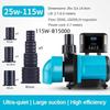 Small Frequency Conversion Bottom Suction Pump Fish Tank Silent Submersible Pump Aquarium Circulation Filtration Pump