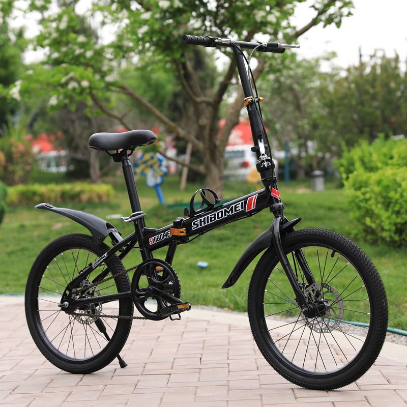 12-20 Inch Unisex Folding Bicycle - Lightweight Portable for Adults & Students