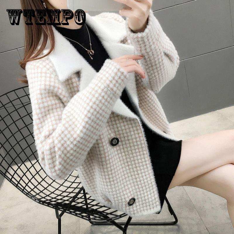 Fuzzy Sweater for Women Faux Mink Fur 