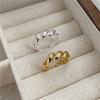 925 Sterling Silver Croissant Wrap Adjustable Rings For Women Wedding Elegant Designer Jewelry Ladies Accessories Jewellery
