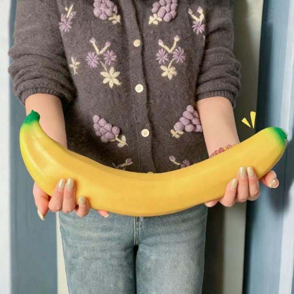 Entspannungsgeschenk Riesige Banane Knetspielzeug Sensorisches Slow-Rebound-Spielzeug ADHD-Unterstützung