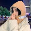 Thickened Winter Neckerchief Windproof Mask Pullover Cap Fashion Men 3 in 1 Cap  Women
