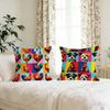 Retro chick print cushion cover For Pillow Printing Sofa Decoration Home Car Room Coffee Shop Office Nordic Simplicity