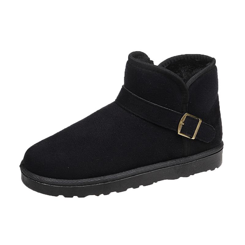 New Men's and Women's Large-sized 35-49 Winter Snow Boots, Short Boots, Casual, High-quality, Fashionable Anti-slip Cotton Boots