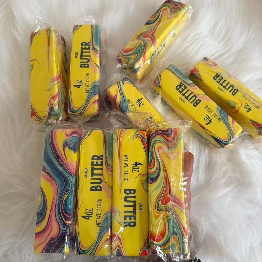 Stress Relief Squeeze Butter Toy Slow Rebound Simulated Butter Pinch Toy Relaxing Gift