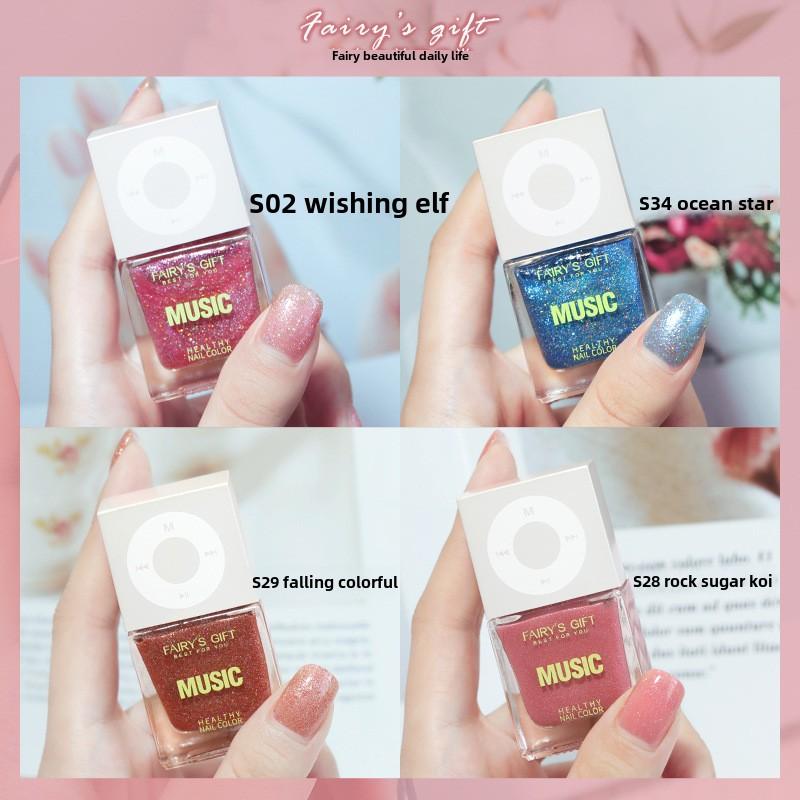 New Water-based Nail Polish, No-bake, Long-lasting, Fast-drying Peelable Nail Polish, Odorless, Transparent and White Nail Polish
