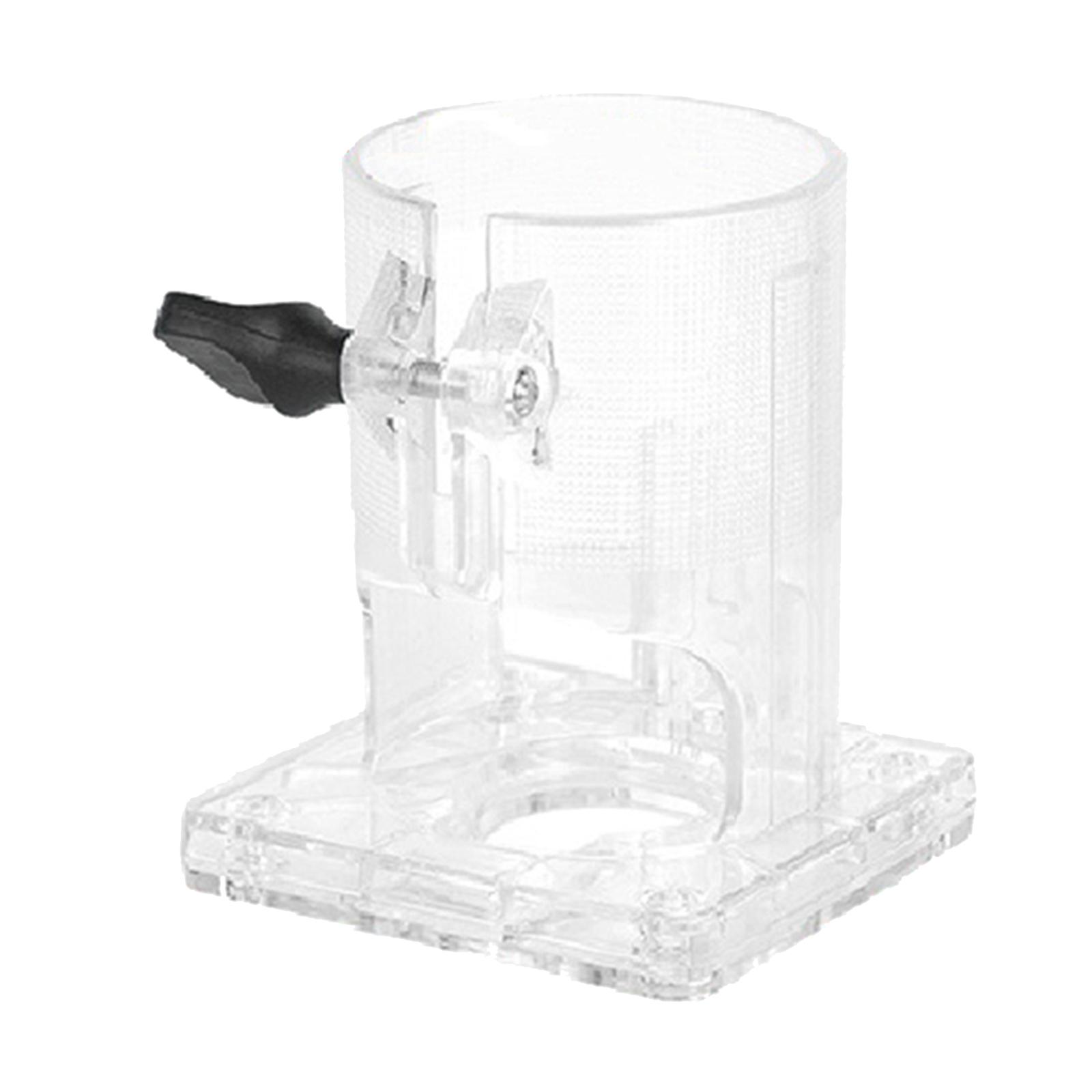 

Woodworking Trimmer Router Transparent Base Protective Shield Power Tool for RT070