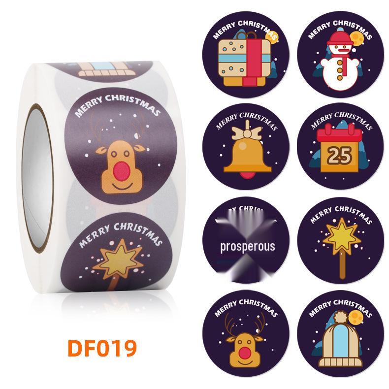 Santa Claus Christmas Sealing Stickers - Gift Wrap & Box Decoration