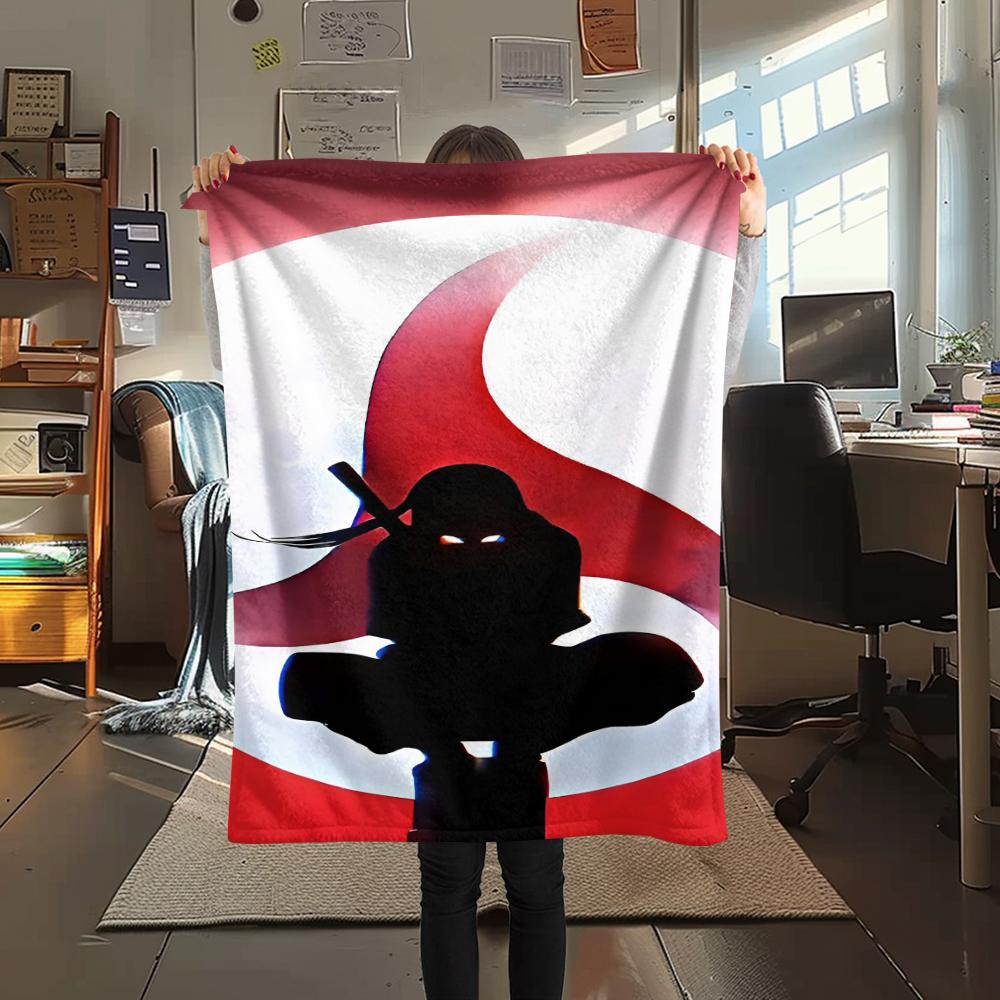 1 szt. Flanelowy Koc z Nadrukiem Kreskówkowym, Wysoka Jakość, Wygodny na Wszystkie Pory Roku, Wystrój Domu, Ciepło i Komfort, Idealny na Prezent Świąteczny lub Urodzinowy