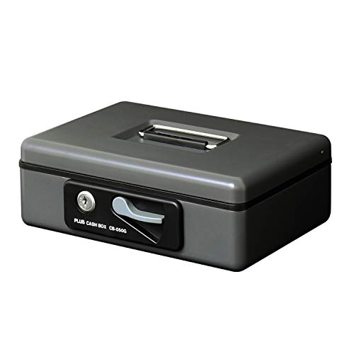 Plus Portable Safe, Small, W230 x D194 x D80mm, Dark Gray, 12-863